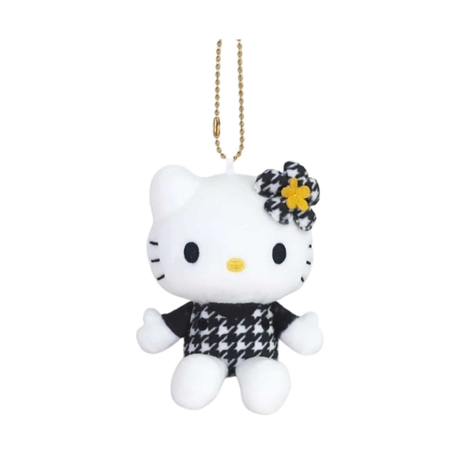 Hello Kitty Mascot Collection Plush Black Sanrio Nakajima Japan