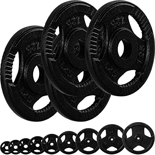 MOVIT® Hantelscheiben Set PRO, Gusseisen Gripper, 30/31 mm Standardnorm,...