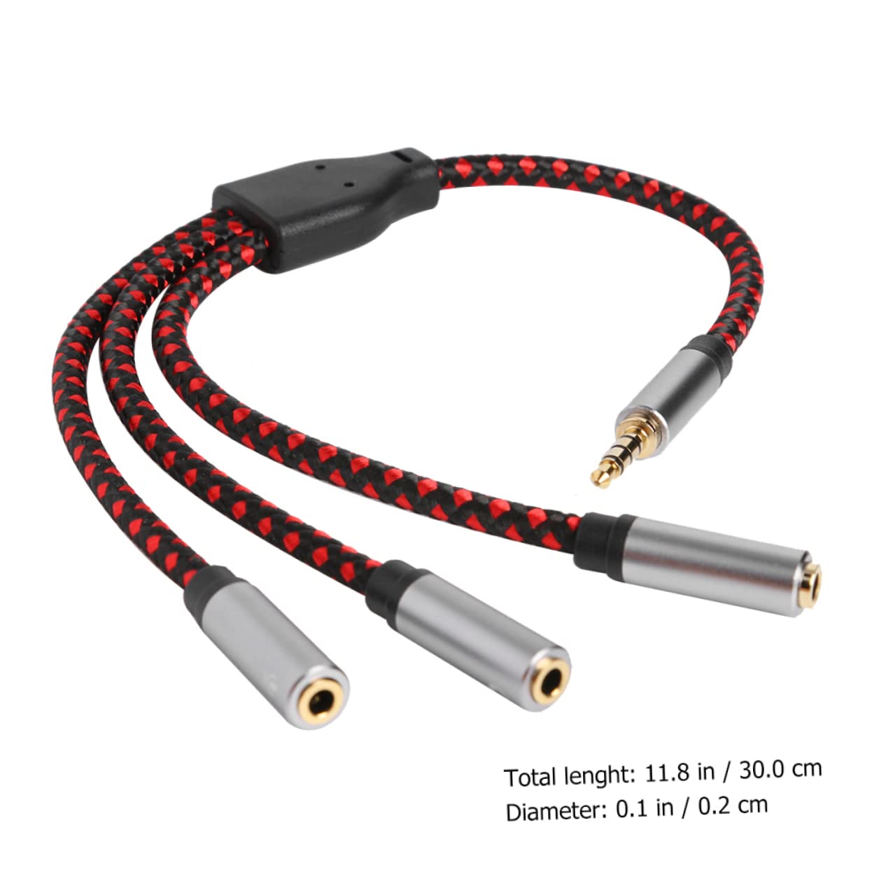 DOITOOL 3pezzi Splitter Audio y Per Cuffie e Altoparlanti Adattatore Audio Per Dispositivi Design Per Computer Tablet e Smartphone