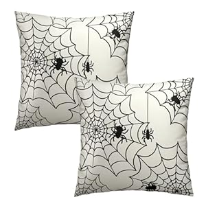 Halloweenthrowpillowcovers20x20setof2spiderwebautumnseasonholidaydecorativepillowcasesfarmhousecushioncoverforsofabedroomcouchhomedecor Urban Country Home Decor Halloween throw pillow covers 20×20 set of 2 spider web autumn season holiday decorative pillow cases farmhouse cushion cover for sofa bedroom couch home decor urban country home decor