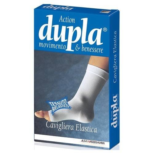 DUPLA Cavigliera Elastica Bianca L