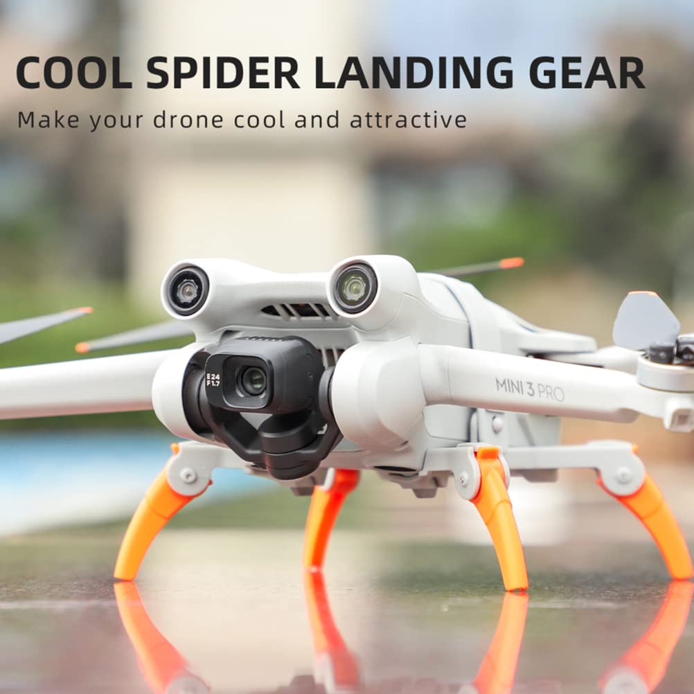 Mini 3 Pro, gambe di atterraggio compatibili con Mini 3 Pro, drone pieghevole, prolunga dell'altezza, piedini di atterraggio
