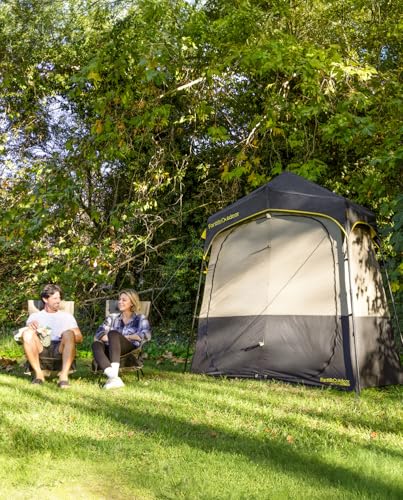 Image of FanttikOutdoor Zeta A2 Pro Shower Tent 2 Rooms, Portable Privacy Shelter for Shower & Dressing, Instant Setup in 60 Seconds with Rainfly & Windproof, Ideal for Camping & Hiking, Fishing, Beach