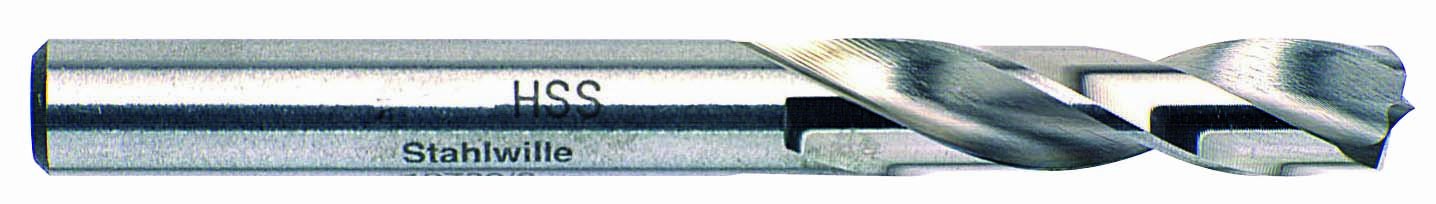 Stahlwille 72270008 Spot Weld Drills - For Clean, Burr-Free Removal of Spot Weld, Self-Cutting Center Point, 8mm Diameter, Regroundable, Weight 30g, Made in Germany