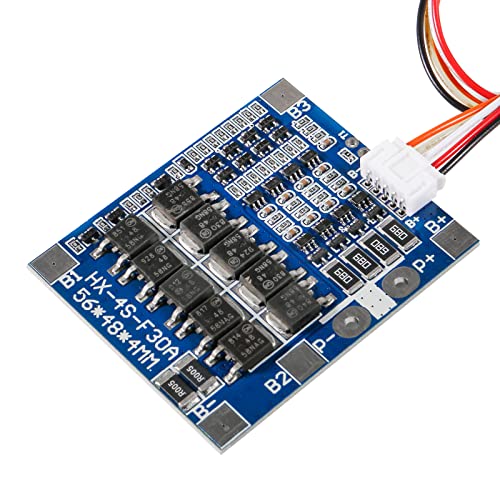 4PCS 4S 30A 12.8V 18650 Lithium Iron Phosphate Battery Protection Board LiFePO4 4S 30A BMS Balancing Charging Circuit PCB Board2