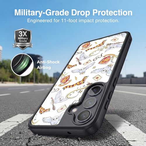 Coque Samsung Galaxy S24 Hedwig sous licence officielle avec coins renforcés