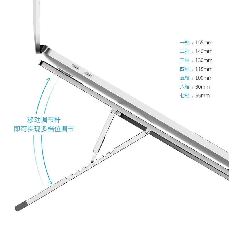 Soporte Plegable para Computadora con Ajuste en 7 Niveles miniatura 5