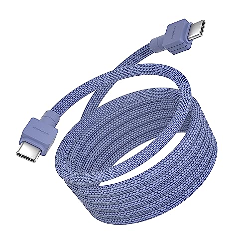 DIGIFORCE 【Type-C to C ケーブル 1.3m】USB C ケーブル 100W PD 急速充電 eMarker搭載 データ転送/iPhone 15・MacBook・Androidスマホ等対応（ネイビーブルー,1.3m）