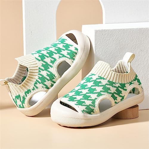 Toddler Boys Girls Sneakers Flyweaving Mesh Breathable Toddler Shoes Non Slip Design Outdoor Slippers for Boys Summer2