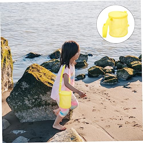 Yardwe Portable Mesh Beach Bag Multi Function Storage Tote for Wear Resistant Sandproof Design for Beach Essentials Convenient Organizer for Outdoor Fun4