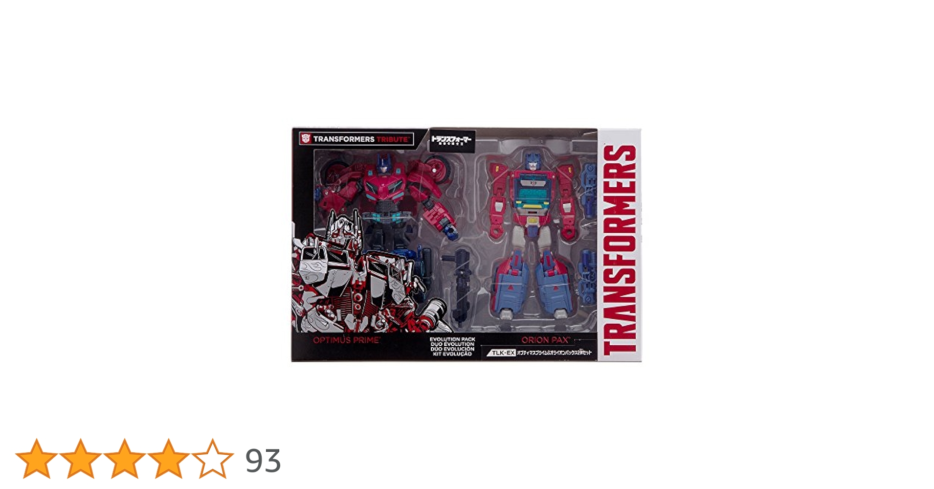 Takara Tomy - トランスフォーマー TLK-EX オプティマスプライム&amp;オライオンパックス 2体 Amazon.co.jp: 【Amazon.co.jp限定】 トランスフォーマー TLK-EX