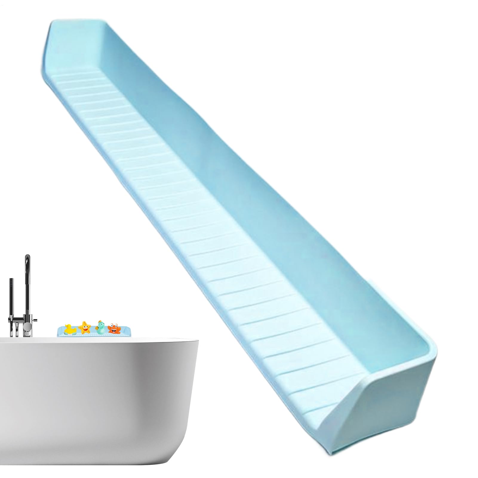 Paraspruzzi Vasca da Bagno con Ventose in Silicone Paraspruzzi Per Doccia E | Vasca Organizzatore Giocattoli Per Bagno Doccia Toilette Proprietari Casa Assistenti Appartamento