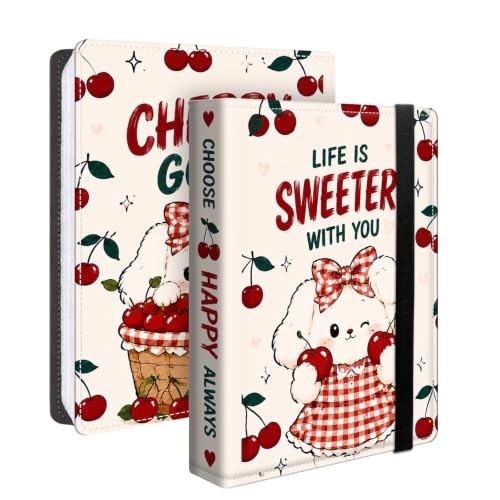 Image of Photo Album 4x6 120 Pockets Cherry Puppy Gingham