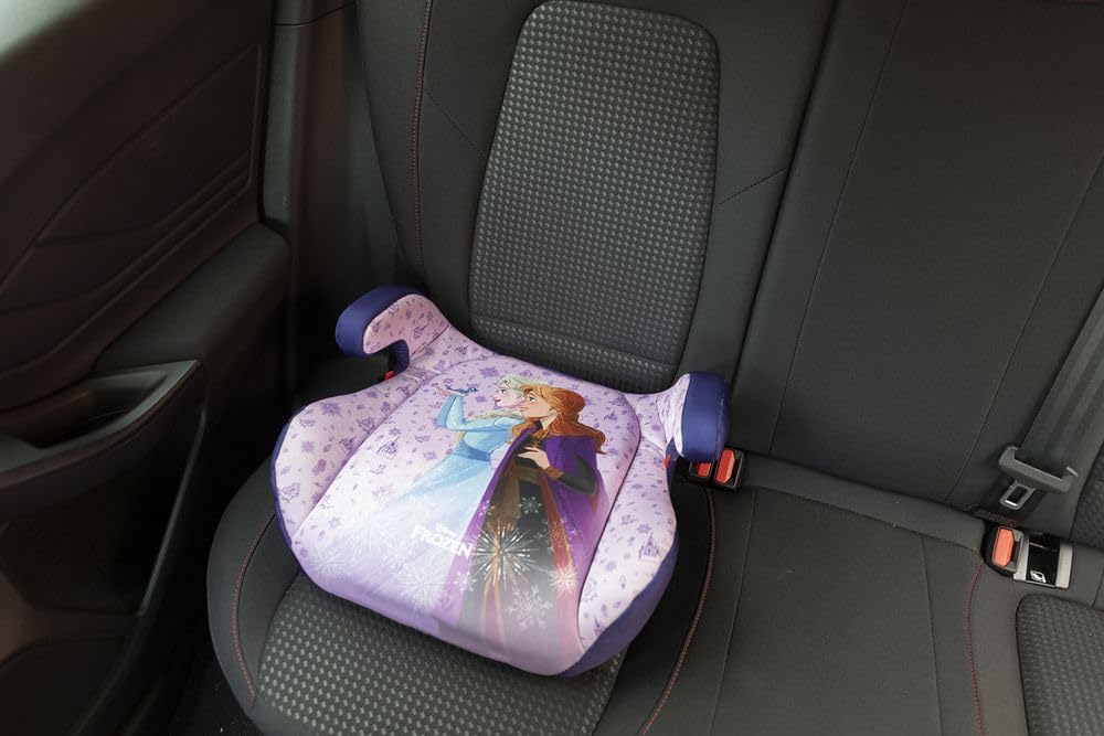 Fotelik dziecięcy z oparciem samochodowym ISOFIX Disney Frozen i-Size ECE R129, Wzrost dziecka 125-150 cm, 22-36 kg, 6-12 lat, grupa 3, łatwy do przenoszenia - zdejmowany i zmywalny