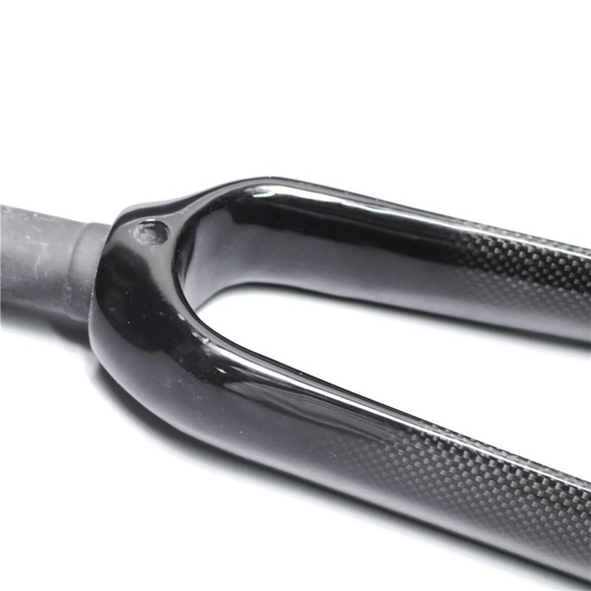 50.8 cm 451 Full Carbon Fiber BMX Rigid Forks 2.5-0.3 cm prosta rura składane rowery przedni hamulec tarczowy widelec rowerowy 9 * 100 mm szybkie zwalnianie twardy