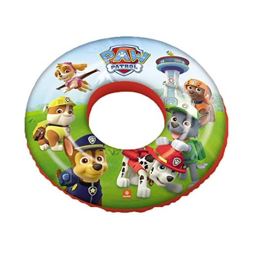 Mondo Toys - Paw Patrol Swim Ring - Flotador Hinchable Para Bebé – Flotante – Rosquilla Hinchable – Ideal Para Niño/Niña Utilizable En Piscina/Mar - 16629