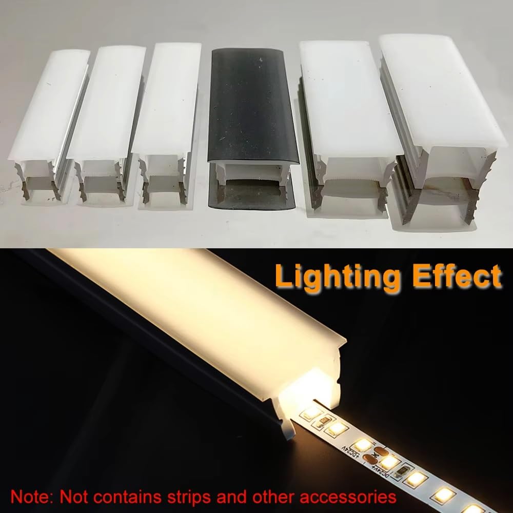 5 Meter biegbare LED-Neon-Silikonabdeckung – sanftes Leuchten, leicht zu schneiden, 120° Abstrahlwinkel, 1 Stück