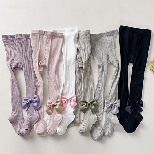 Tights, Children's Tights Spring Autumn New Straight Line Baby Jumpsuit Girls Leggings Solid Color Pantyhose4