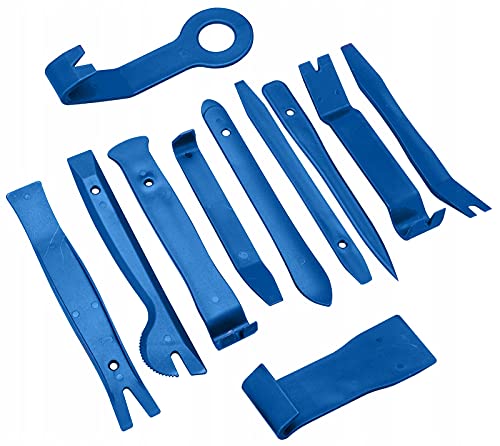 Retoo Herramientas de Palanca para automóviles Juego 11 de cuñas de embellecedor para Coche, universales de desmontaje, para la extracción del Panel de la Puerta y el salpicadero del vehículo