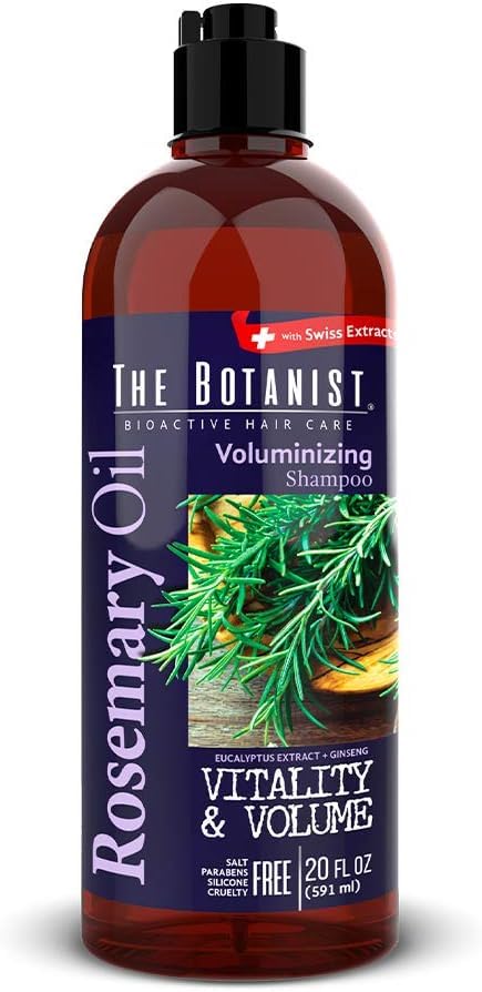 The Botanist Rosemary Shampoo - Voluminizing & Revitalizing, 20 fl oz - THE BOTANIST - Champú Aceite de Romero 591 ml -