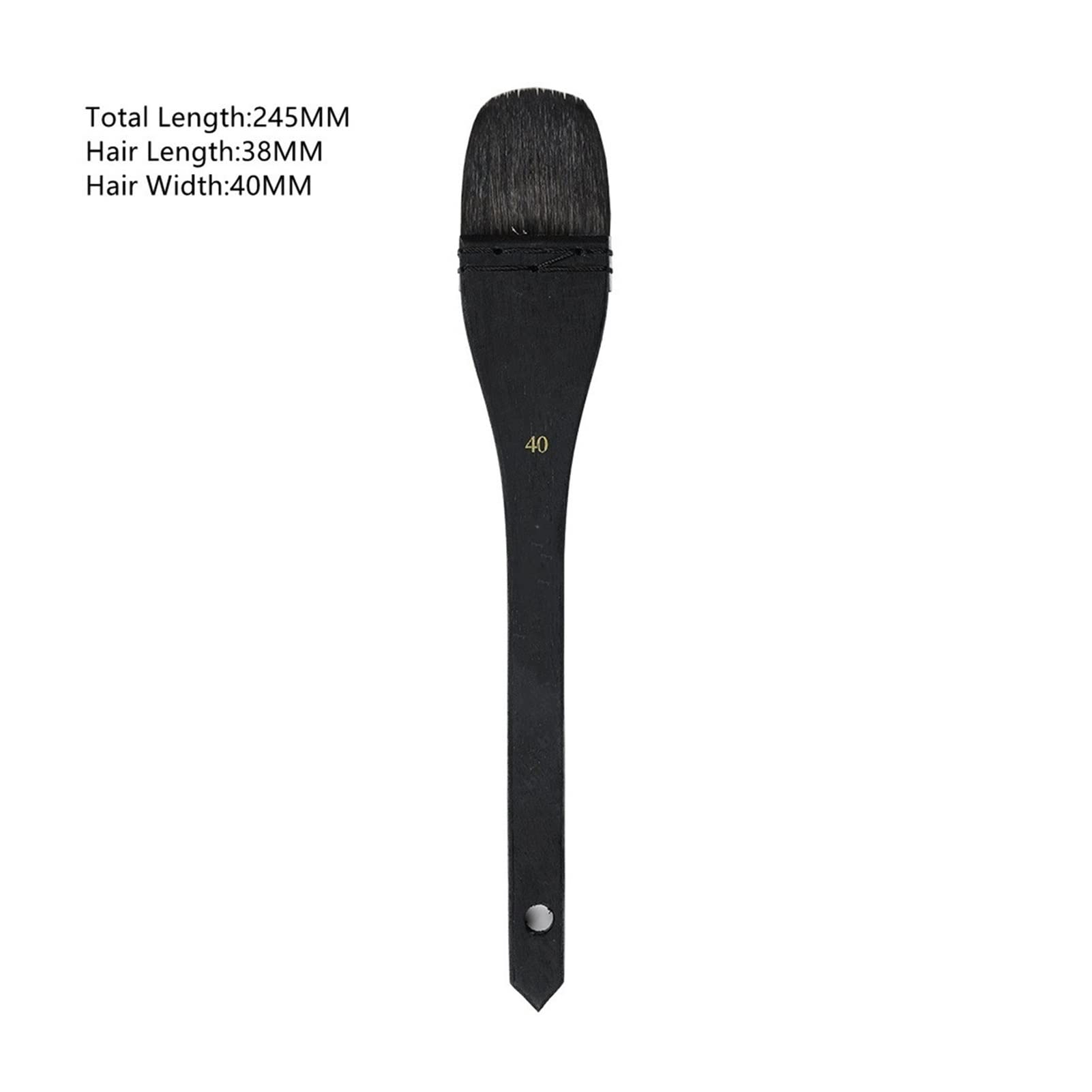 Pinsel - 1PC Holzgriff Aquarell Künstler Künstlerbedarf Pinsel zum Zeichnen (Color : 4PCS)