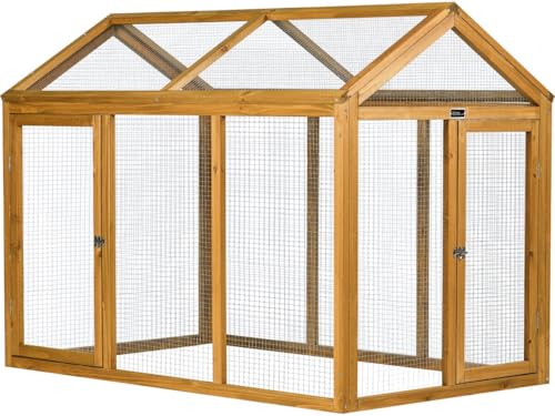 Enclos Extension en Bois pour poulailler Coco - 6...