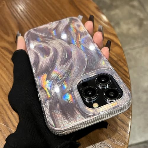 Coque iPhone 15 solide contre les chutes effet pailleté anti-rayures