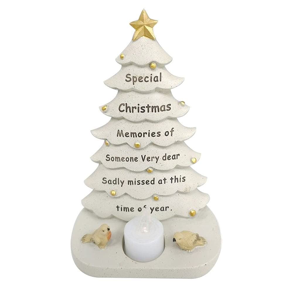 David Fichhoff Christmas Tree Graveside Relative Memorial & LED Tealight (Someone Very Dear), 5055361731198
