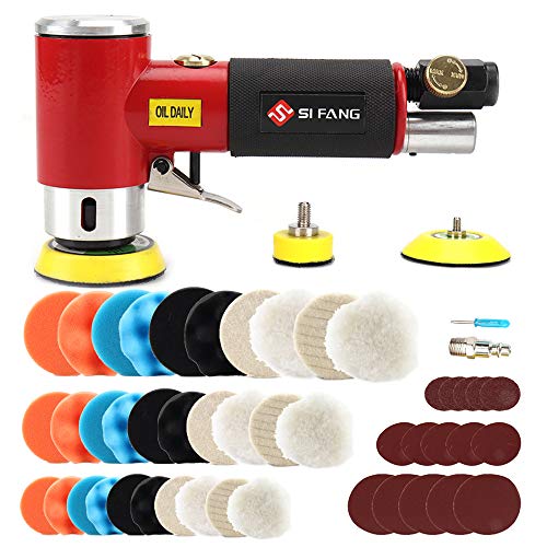 SI FANG 48Pcs 1'' 2'' 3'' Mini Air Sander Kit