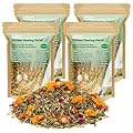14 Oz Chicken Nesting Herbs - Natural Nesting Box Feed Herbs in 6 Dried Flower & Herbs for Freshening Bedding Chicken Coop Create Comfortable Environment