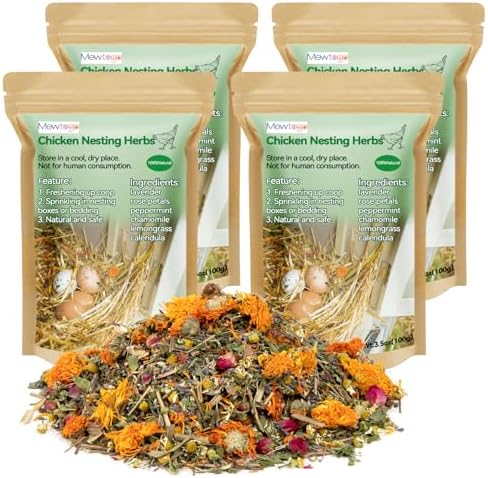 14 Oz Chicken Nesting Herbs - Natural Nesting Box Feed Herbs in 6...