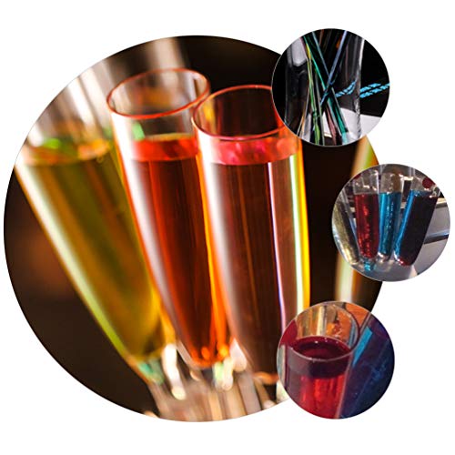 DOITOOL 6 unidades de taças de champanhe para torragem com base de 120 ml, taças de trompete para ch