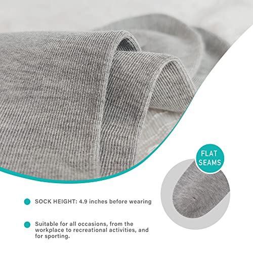 Image of SERISIMPLE Viscose Bamboo Men sock Breathable Sock Quarter Thin Ankle High Sock Comfort Cool soft Sock 5 Pairs