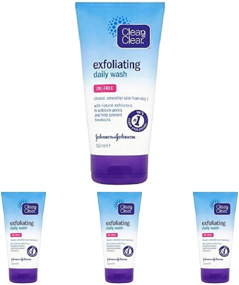 Exfoliating Oil Free Daily Wash, 150ml (Pack of 4)