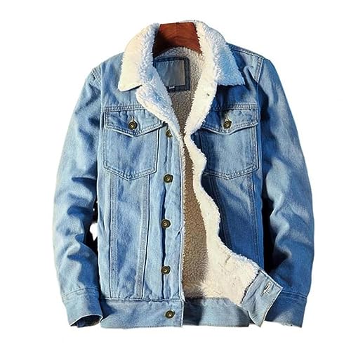 LiPski Winter Mens Denim Jackets Fashion Men