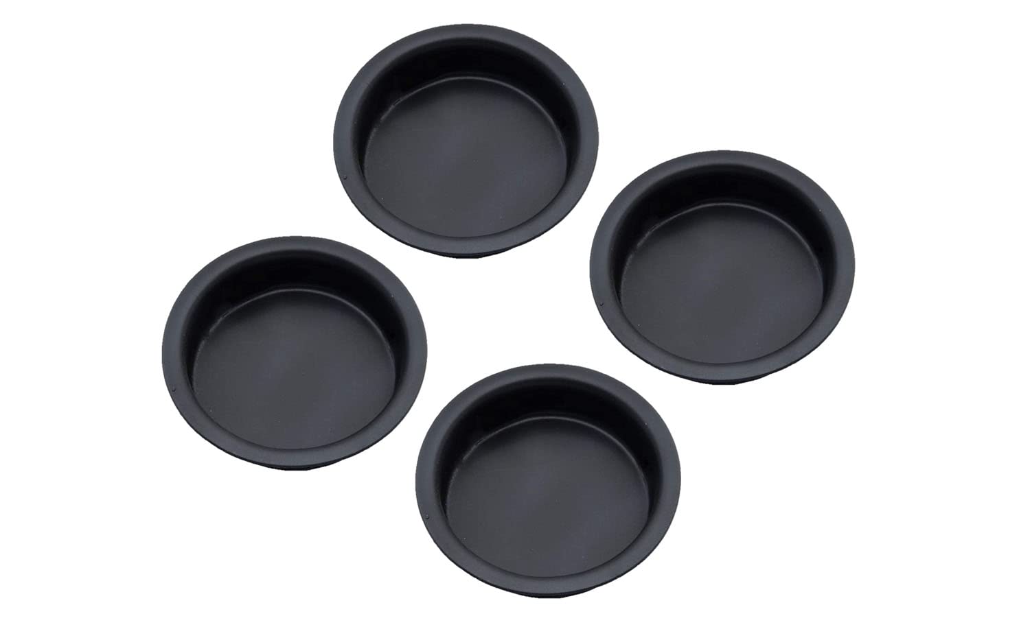 Tire-doigt en laiton massif bronze huilé QCAA x4 pour porte coulissante