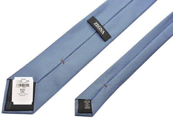 [ゼニア] ネクタイ メンズ ソリッドシルクネクタイ(サイズ剣幅8cm) eez24s002 Z7D00TA7-BL3 LIGHT