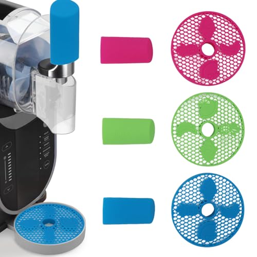 Aramox 3 Pack Slushie Machine Drip Tray Set, Accesorios de silicona para protección contra rayaduras y diseño que brilla en la oscuridad miniatura 5