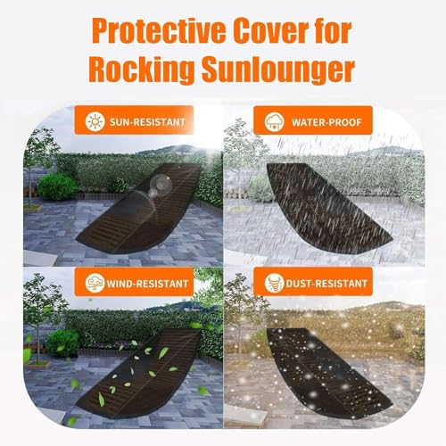 Funda para tumbona impermeable y protector de sillas de exterior 3