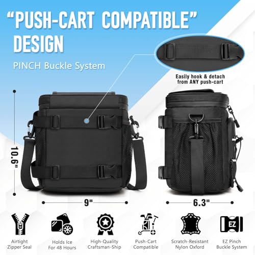 Insulated 12-Can Golf Cart Cooler