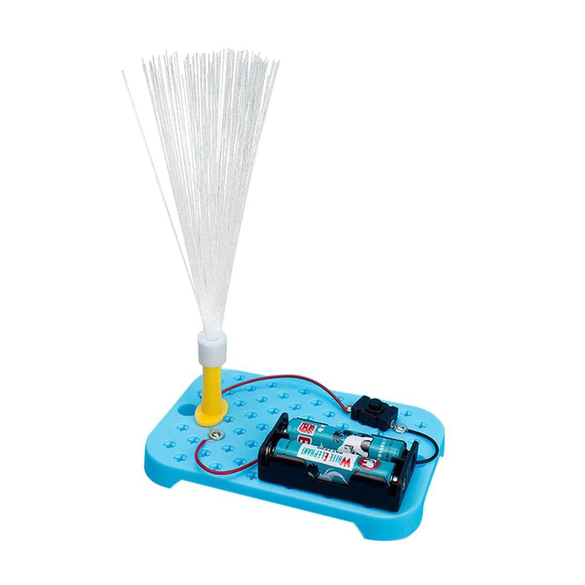 FOYTOKI Fibre Optics Lamp DIY Fiber Optic Kit Led Fiber Lamp Boys and Experiment Educational Toy No Batteries Random