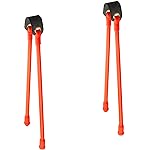 Shappy 2/4/8 Pcs Slingshot Replacement Band Sets Heavy Pull Slingshot Replacement Rubber Bands Tubular Elastic Rubber Band for Hunting Catapults Outdoor Games(Orange,4 Pieces)