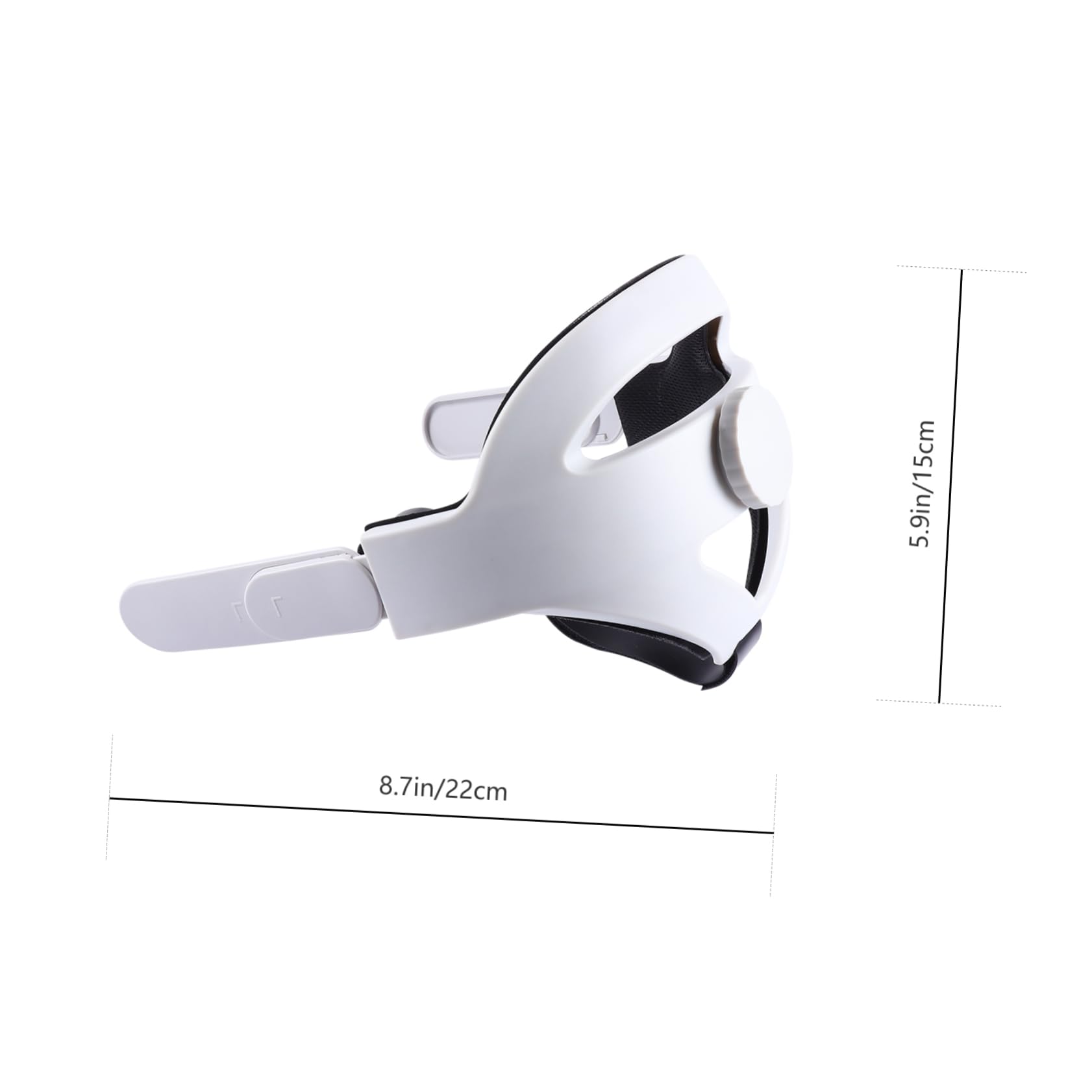 Cinturino per Testa per Visore Vr Regolabile Cinturino Protettivo in Materiale di Buona Qualità Supporto per Testa Compatibile con Visore di Seconda Generazione Facile