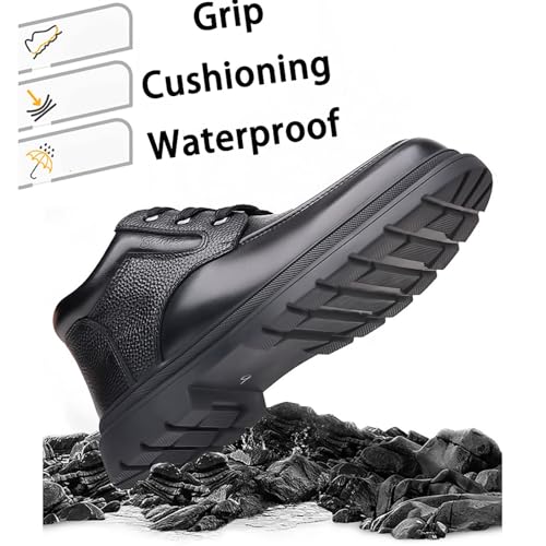 Winter Plush Light Business Casual Cotton Leather Shoes, Thickened Warm High-Top Leather Shoes, Waterproof and Anti-Slip Shoes for Men4