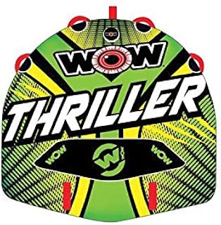 WOW Sports Towable Deck Tube for Boating, 1 - 4 Person Options
