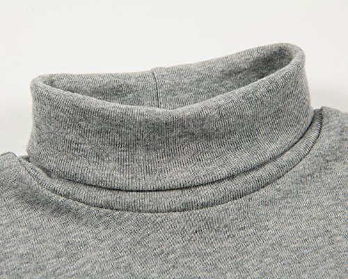 Image of Leveret Girls Boys & Toddler Solid Turtleneck 100% Cotton Kids Shirt (2 Toddler-14 Years) Variety of Colors