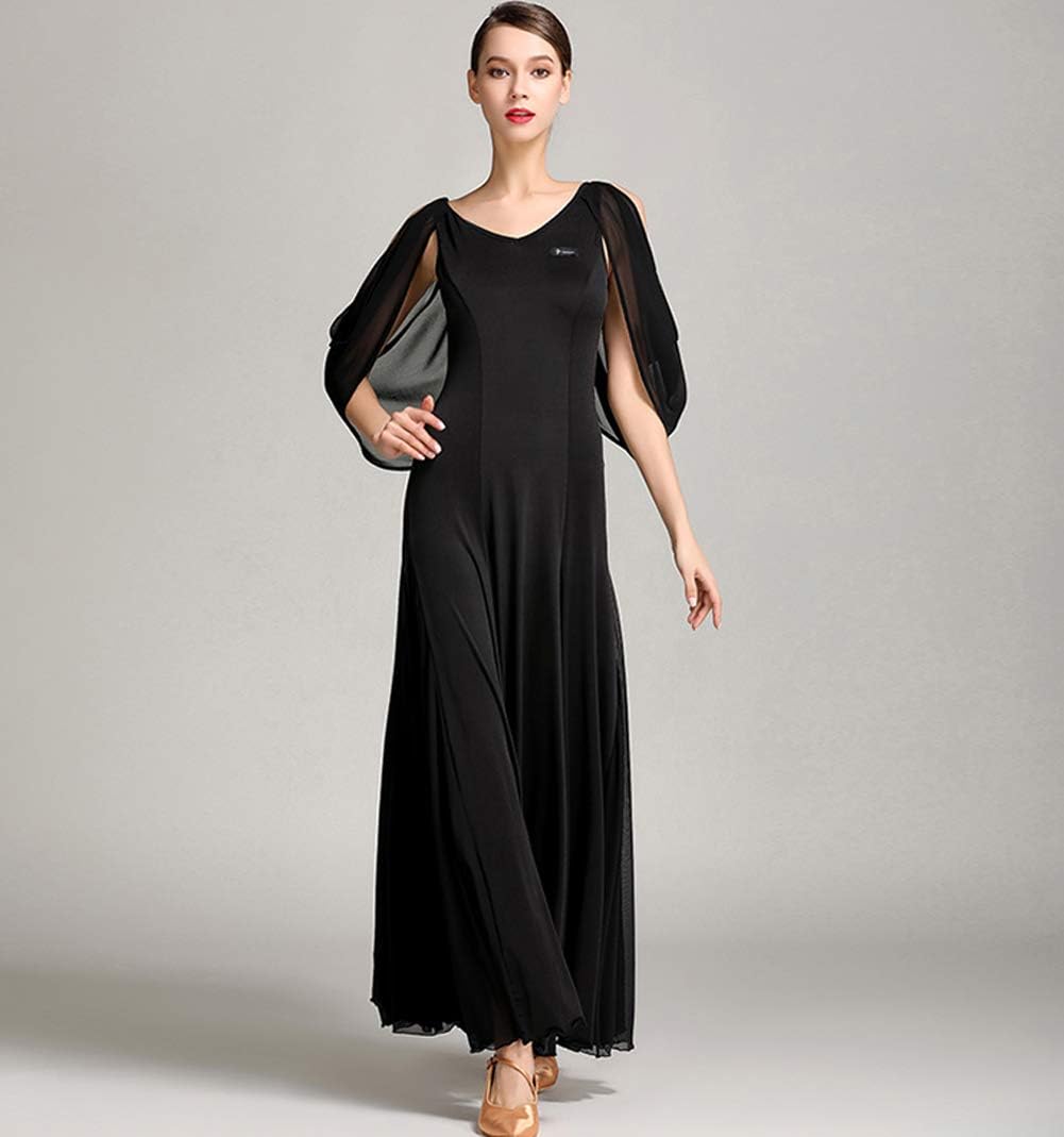 Ladies Modern Waltz Tango Latin Ballroom Practice Dance Dress