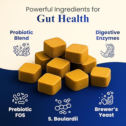 Image of Petroyale Dog Pre+ Probiotic & Prebiotic Chews - Probiotics for Dogs - Dog Gut Health Supplement - Relieves Diarrhea, Improves Digestion & Immunity (90 Soft Chew)