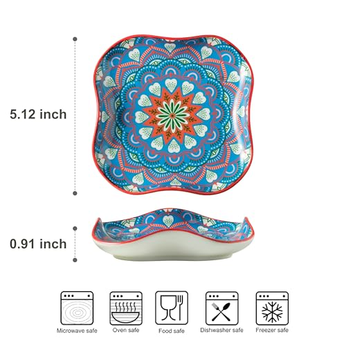 Image of Ceramic Spoon Rest, Boho Kitchen Gadgets for Stove Top & Counter | Large Heat-Resistant Holder for Cooking Utensils - Fits Spatulas, Coffee Spoons, Ladles & Tongs, Modern Kitchen Decor, Red
