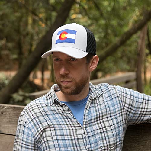 Image of International Tie State Hat for Men and Women, Adjustable Snapback Trucker Baseball Cap with Embroidered Patch